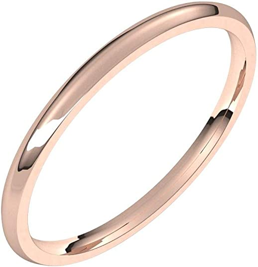 Comfort Fit Wedding Band Solid 925 Sterling Silver Real 10k 14k 18k Yellow Rose White Gold OR Platinum Ring Thin Classic