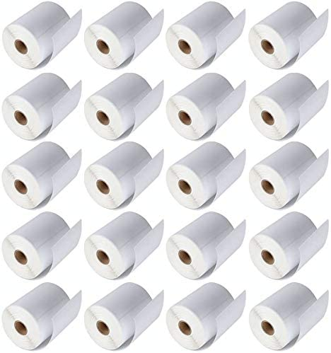 40 Rolls of 250 4x6 Direct Thermal Blank Shipping Labels for Zebra 2844 Zp-450 Zp-500 Zp-505