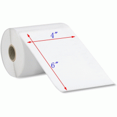 40 Rolls of 250 4x6 Direct Thermal Blank Shipping Labels for Zebra 2844 Zp-450 Zp-500 Zp-505